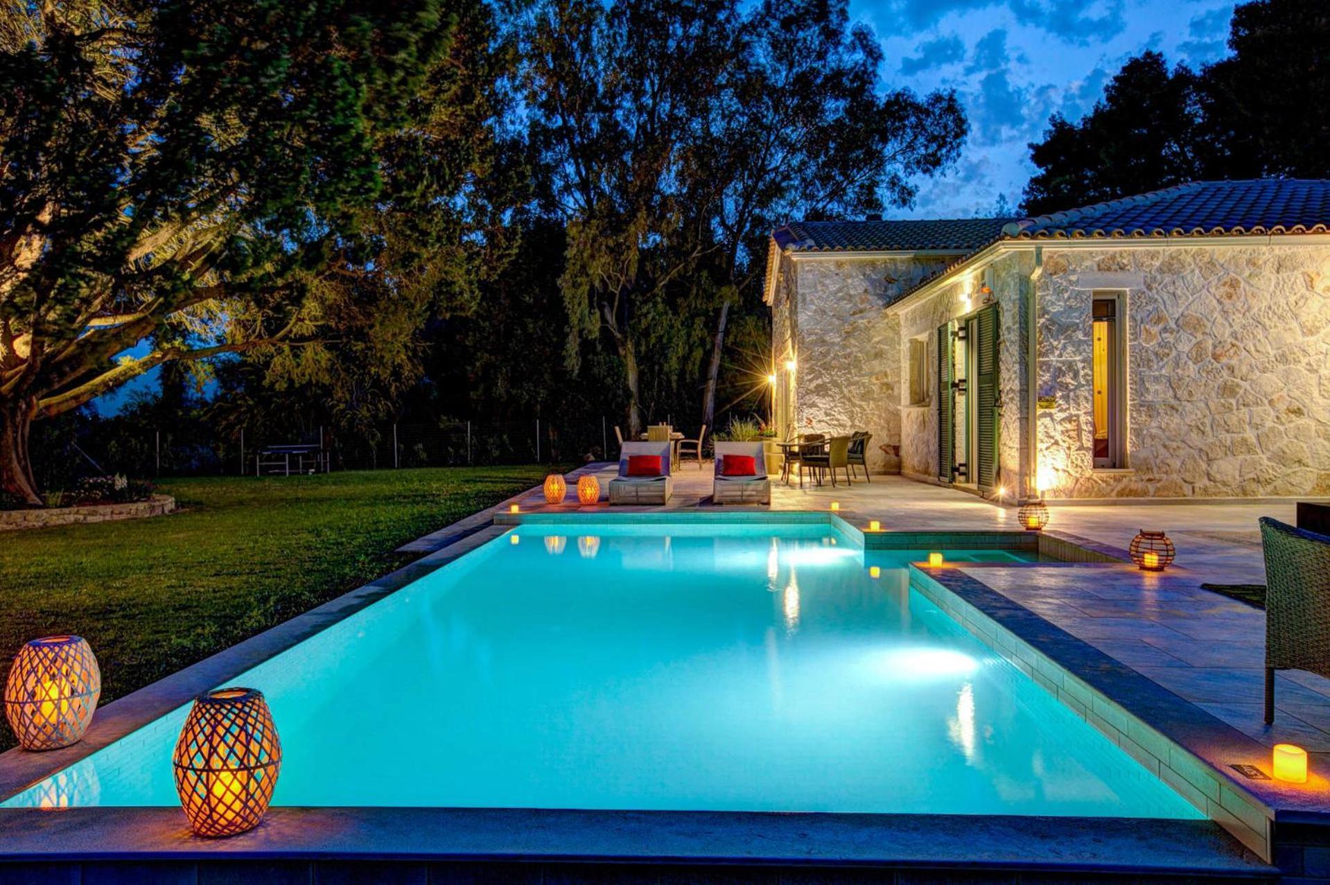 Astarte Villas - Laalu Private Villa With Pool Koukounariá Dış mekan fotoğraf