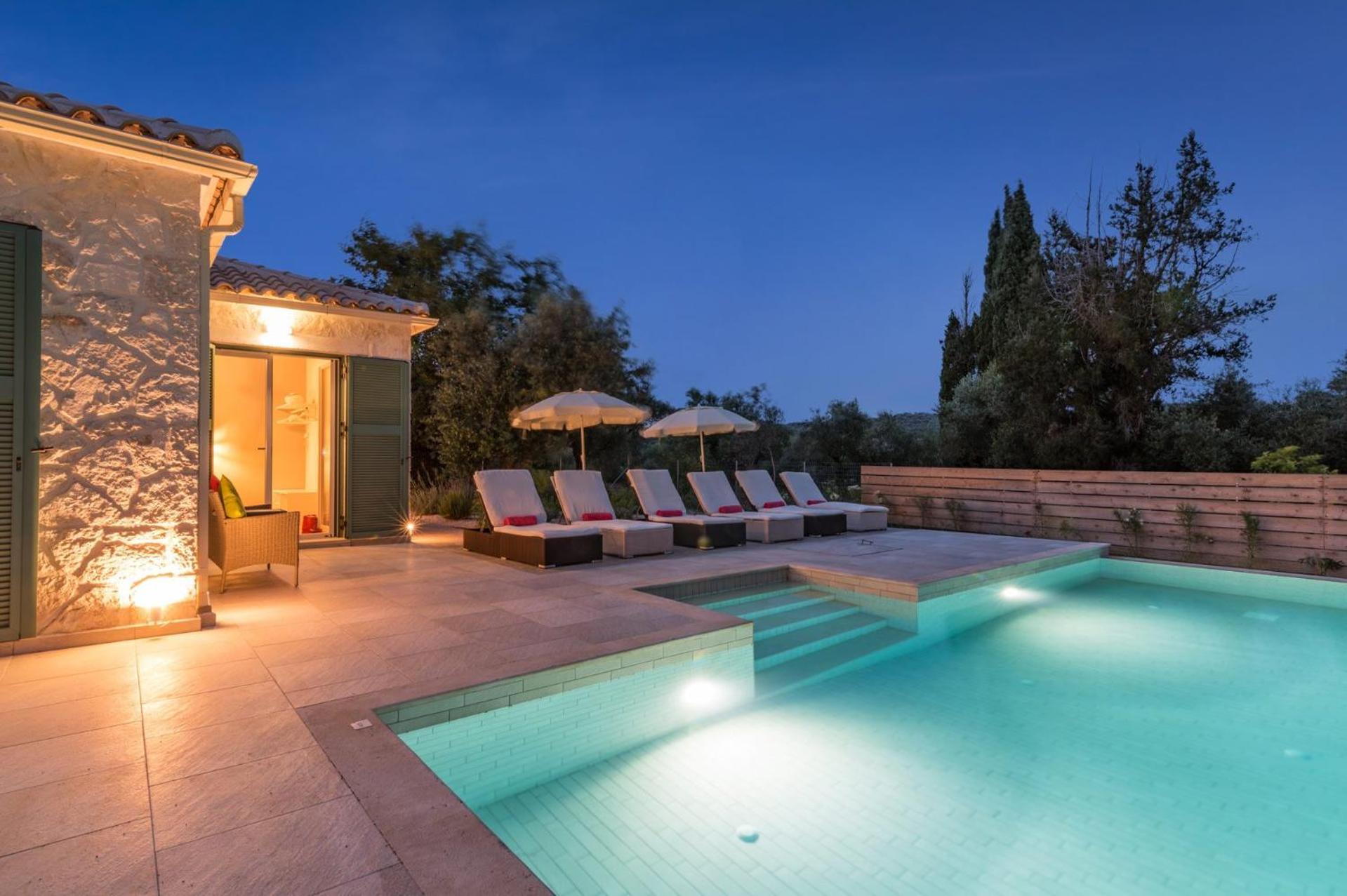 Astarte Villas - Laalu Private Villa With Pool Koukounariá Dış mekan fotoğraf